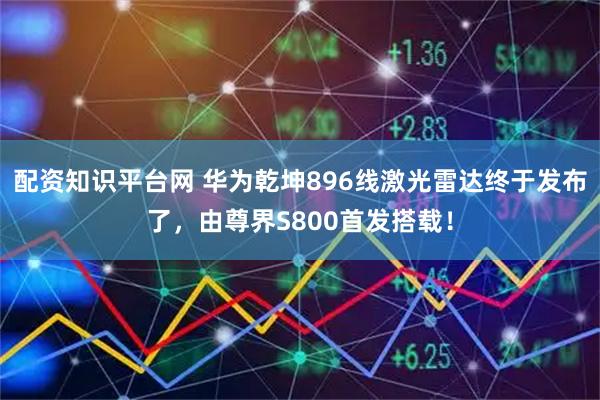 配资知识平台网 华为乾坤896线激光雷达终于发布了，由尊界S800首发搭载！